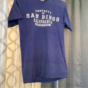 Wings men’s classic small blue t-shirt - San Diego logo